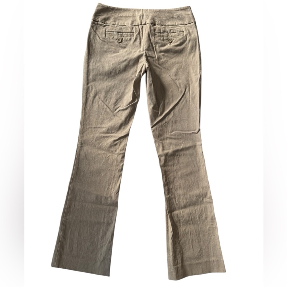 The Limited Mid-Rise Bootcut Dress Pants - Tan/Khaki Size 2R